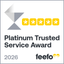 Feefo Platinum Trusted Service Award, 2026