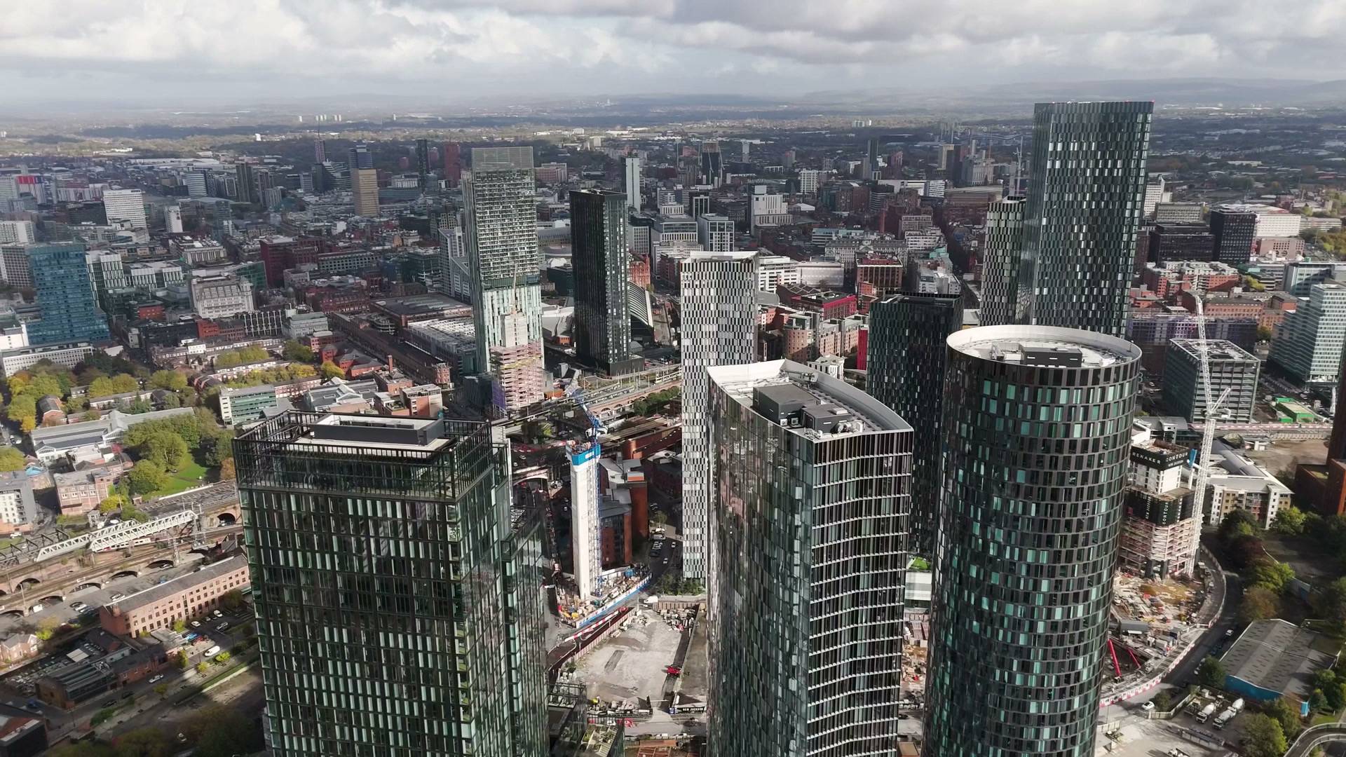 The Manchester skyline